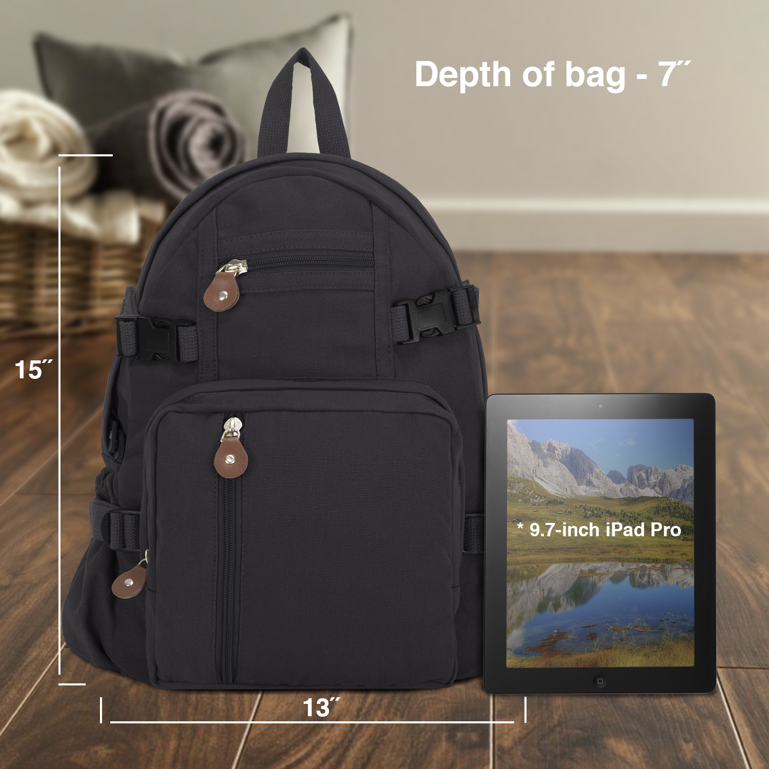 EMS Emergency Medical Services Army Sport Heavyweight Canvas Backpack